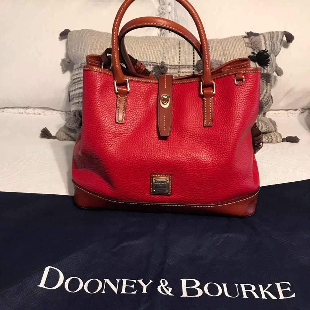 Dooney & Bourke Red Large Perry Bag